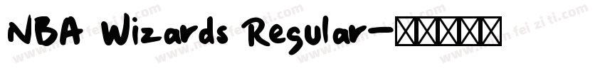 NBA Wizards Regular字体转换
